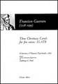 Three Carols SATB choral sheet music cover